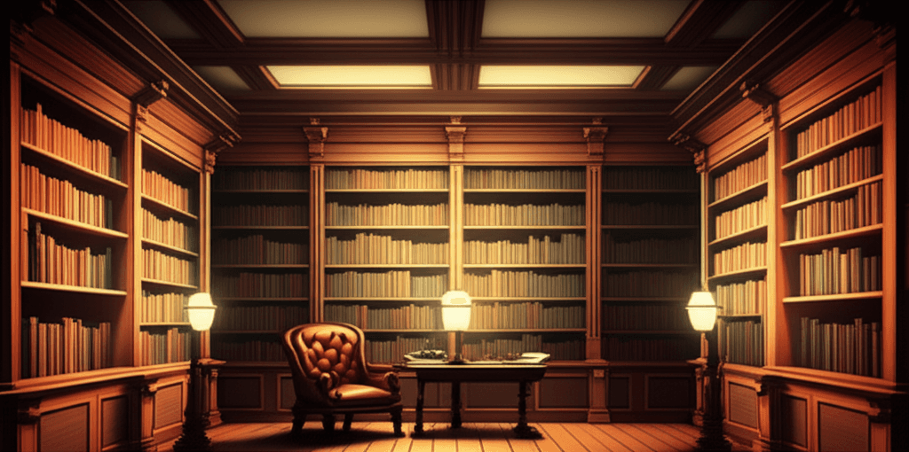 Old library background
